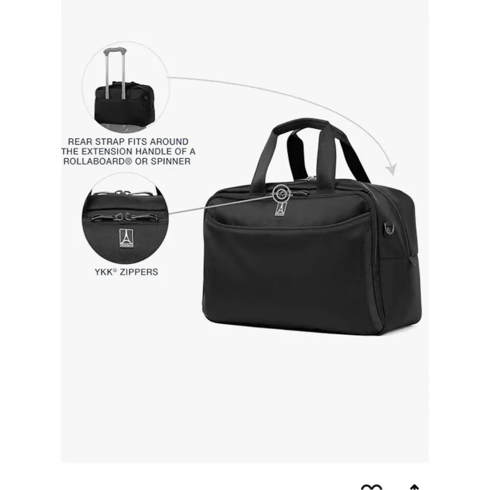 Travelpro Crew Classic Softside Luggage, Underseat Travel Tote Bag Laptop Brief